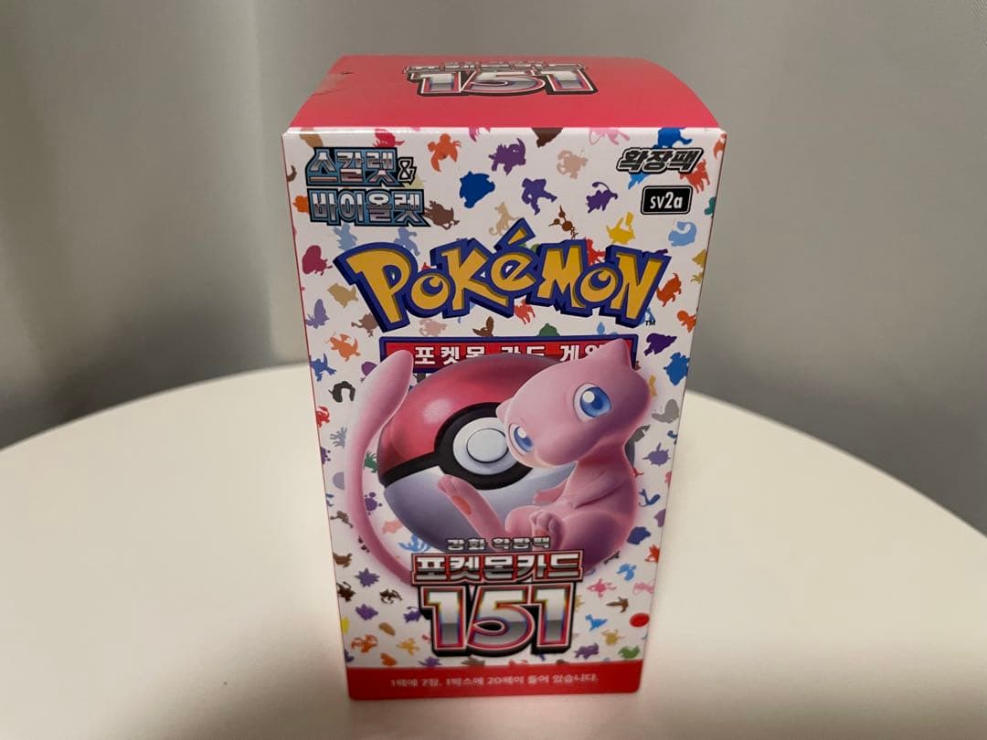 【韓国版】ポケモンカード151 1BOX
