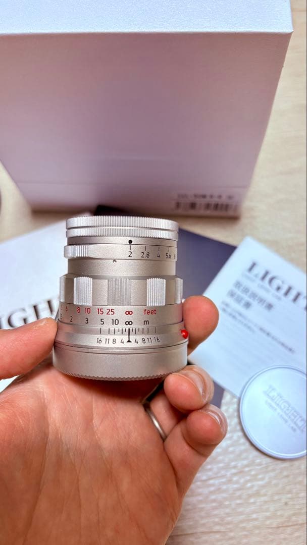 【美品】Light lens lab 50mm F2 rigid(周リジッド)