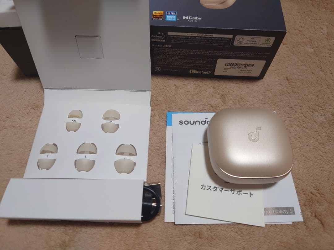 イヤホン Anker Soundcore Liberty 5 ChampaignGold