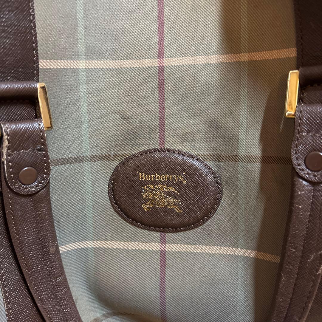 Burberrys チェック柄 ボストンバッグ