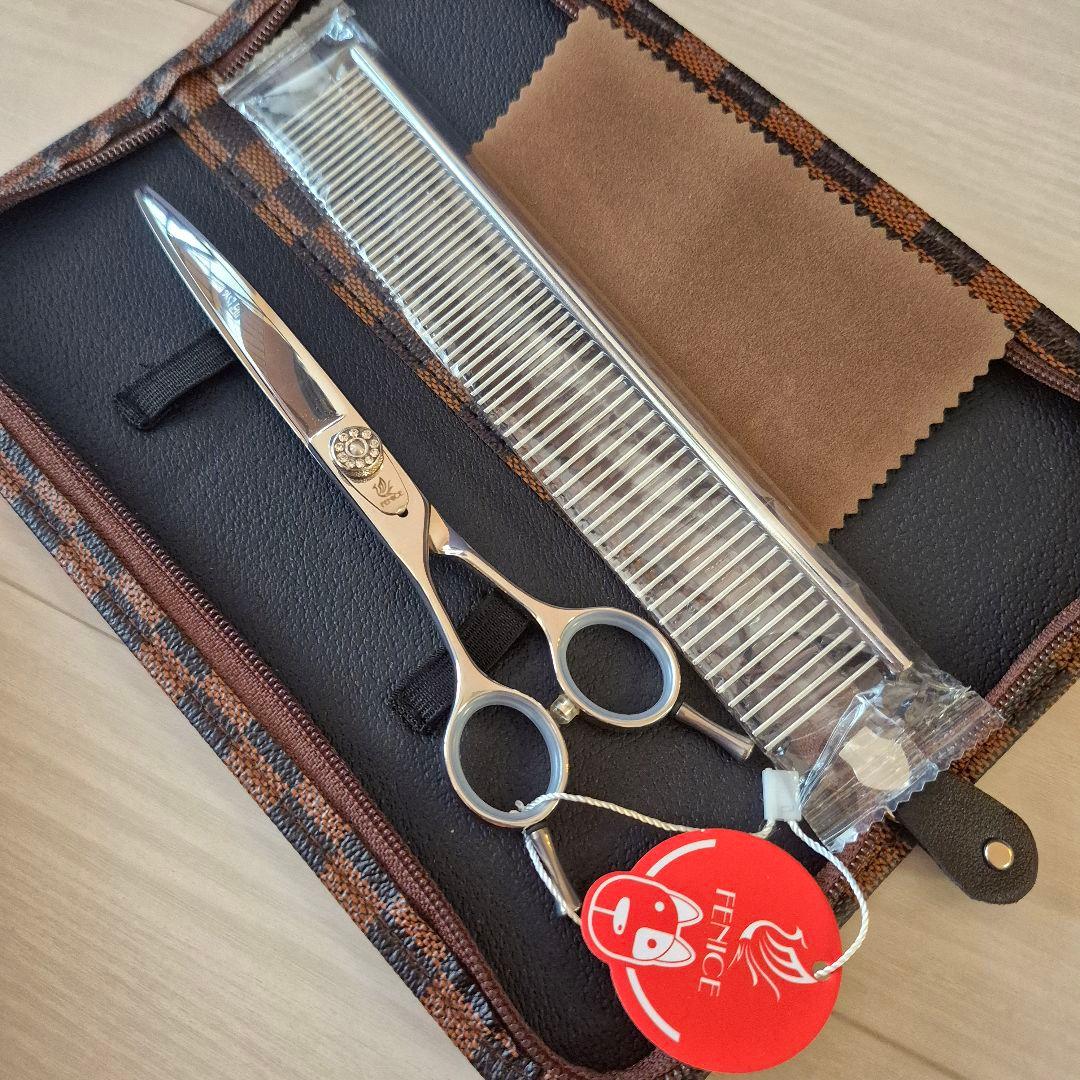新品★7インチ フェニーチェ 左利き用カーブシザー&カーブセニングシザー