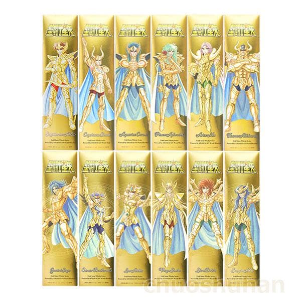 t*t様 聖闘士星矢　ウイスキー 12本セット　状態極良好
