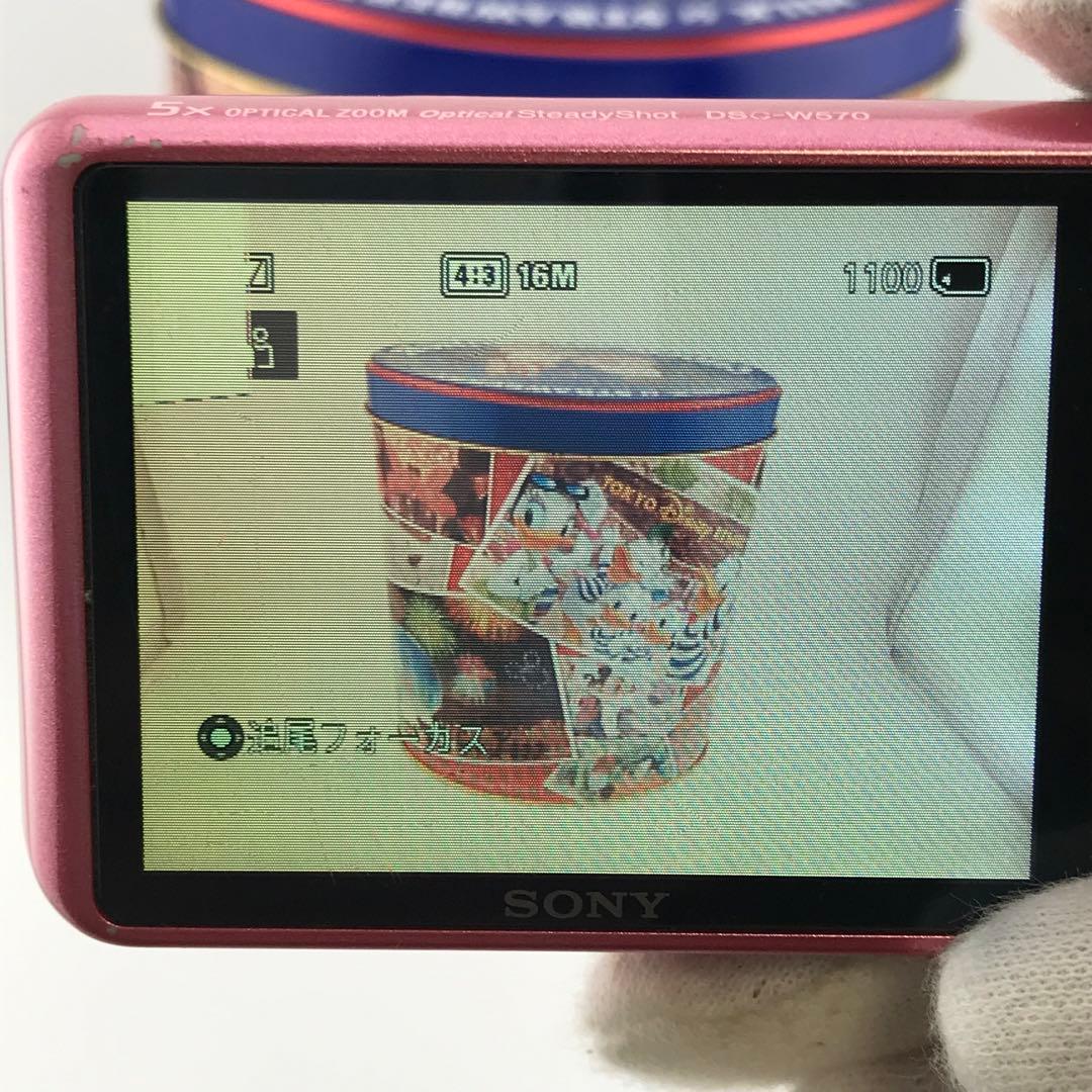 実写良⭕️訳有り【動作確認済】SONY CyberShot DSC-W570