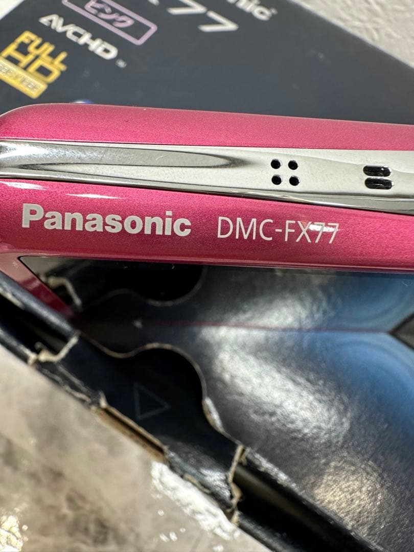 Panasonic LUMIX FX77 ピンク　付属品あり